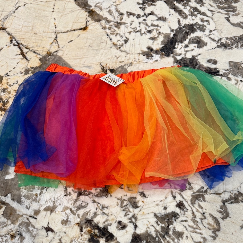 Colorful Rainbow Pride Tulle Tu-tu